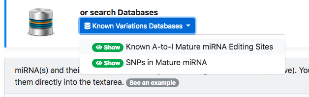 isoTar Known Variation Databases